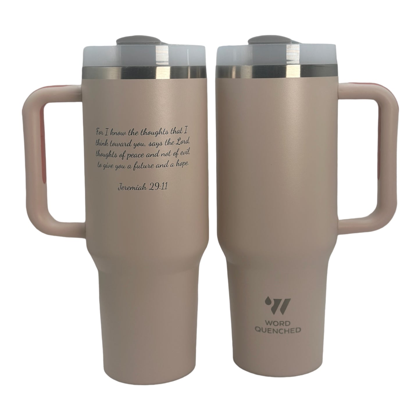 40oz Stainless steel tumbler with straw