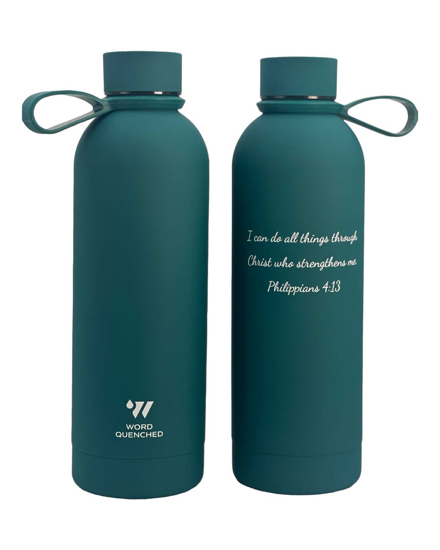 Customized  3D text Thermal hot/cold bottle with handle - 500ml/17oz